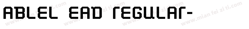 AbleL ead Regular字体转换